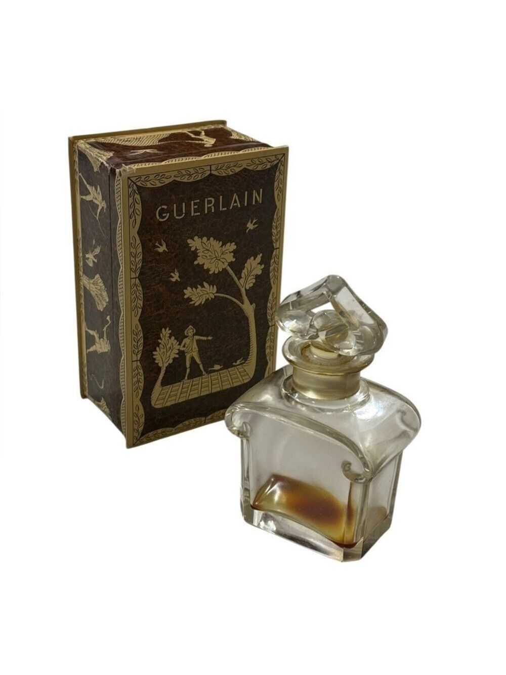 Vintage Guerlain Baccarat Crystal Perfume Bottle w/Box - Picture 3 of 16